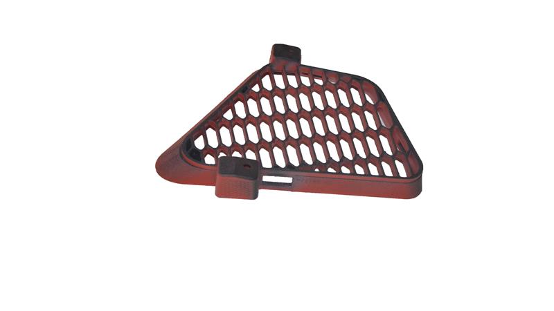 İÇ DİZLİK HAVALANDIRMASI SAĞ KIRMIZI (SNARLER570)